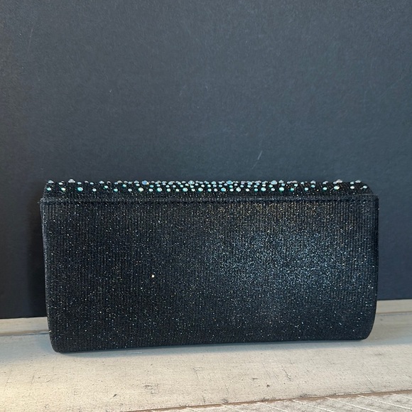 Black Rhinestone Clutch‎ - Picture 2 of 3